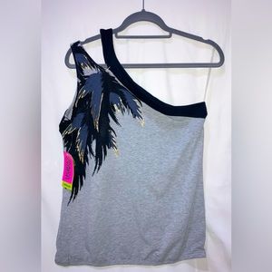 Zumba one-shoulder top - MEDIUM